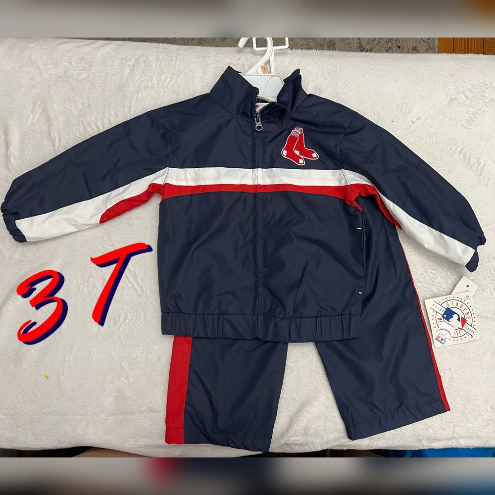 Majestic | Boston Red Sox | Windbreaker Outfit | New With Tags | 3T